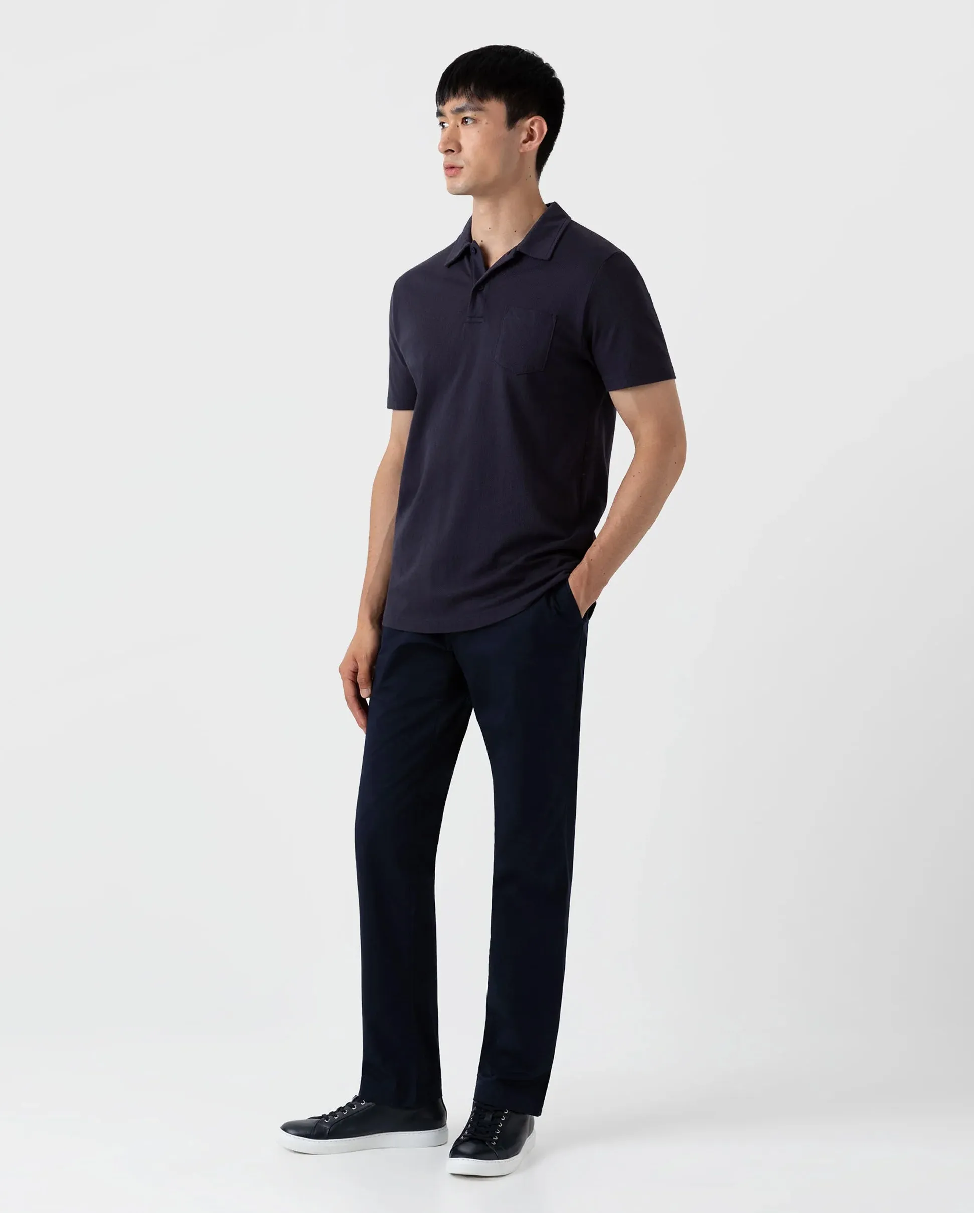 S/S RIVIERA POLO / NAVY