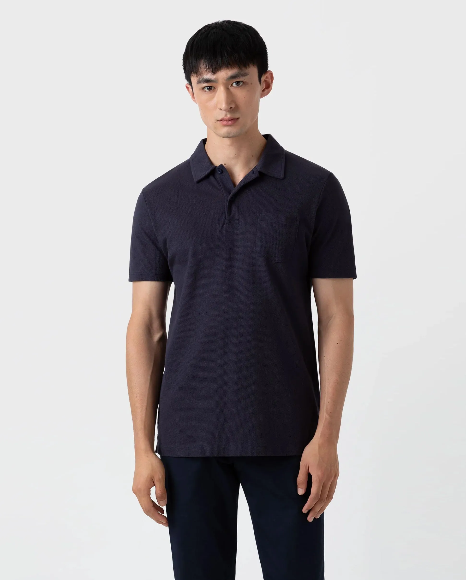 S/S RIVIERA POLO / NAVY