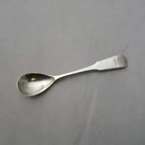 Sterling Silver Condiment Spoon Antique Georgian Edinburgh 1814