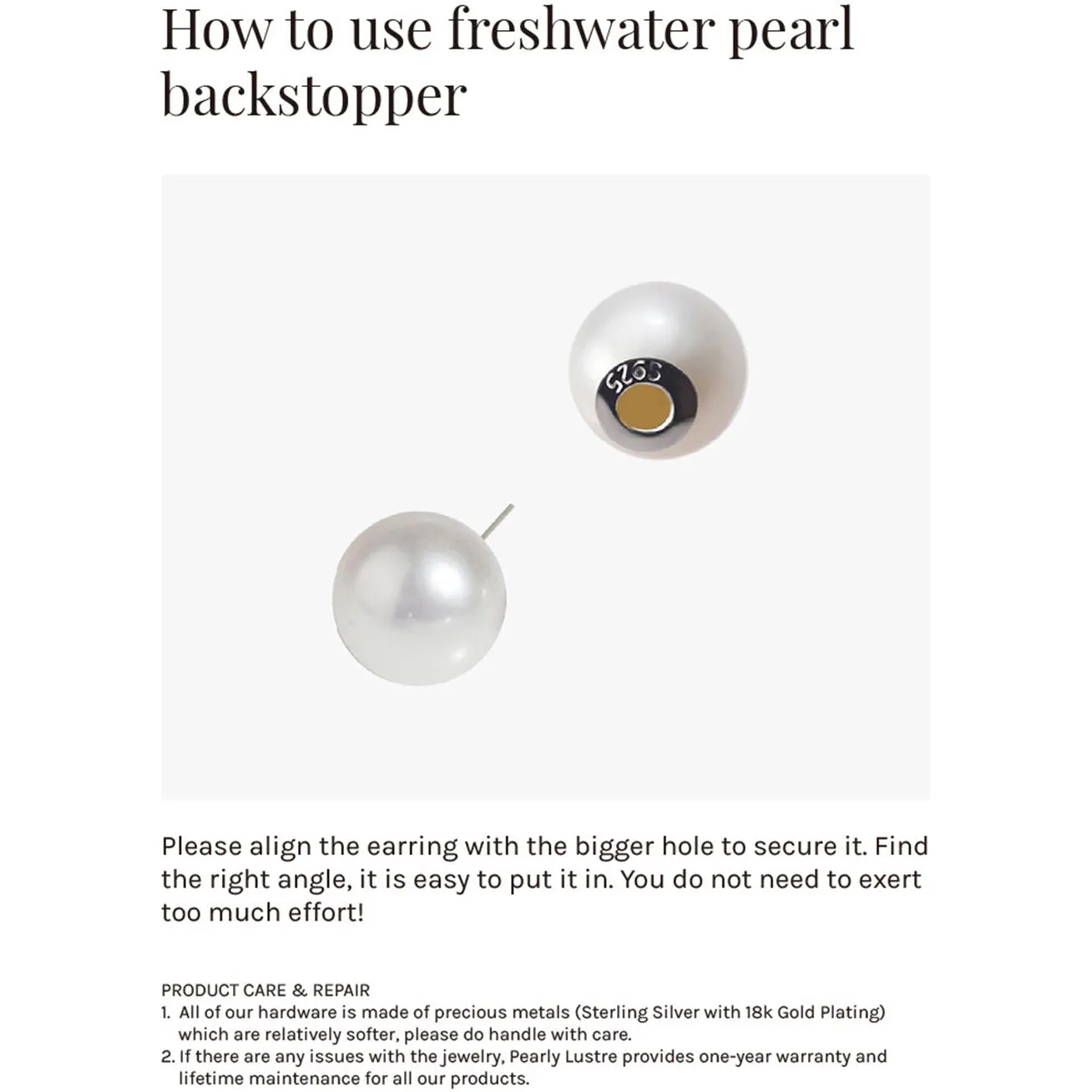 Top Grade Freshwater Pearl Earrings WE00619 | EVERLEAF