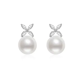 Top Grade Freshwater Pearl Earrings WE00619 | EVERLEAF