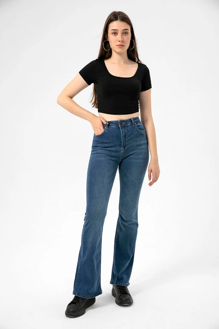 WOMEN WIDE LEG DENIM