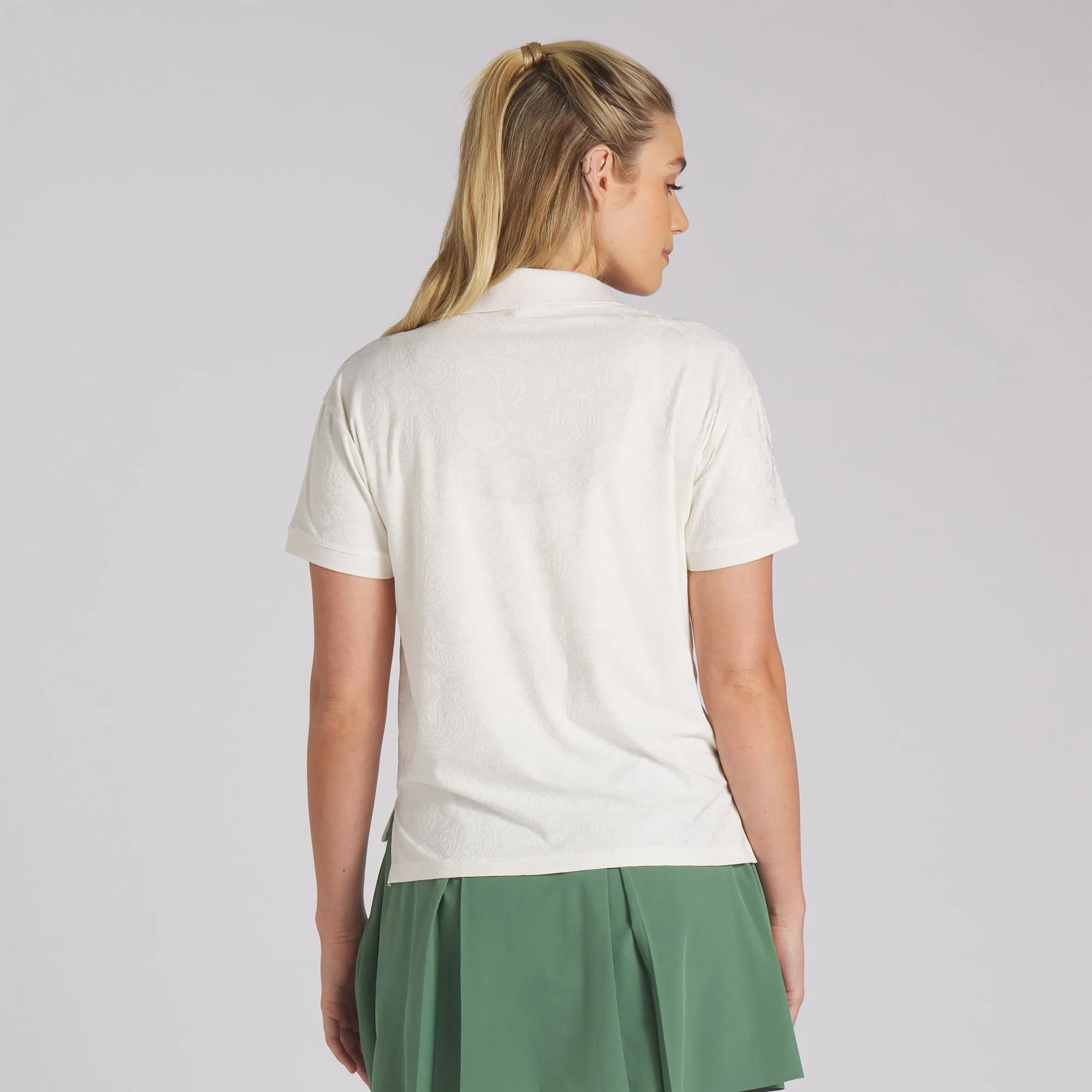 Women's Puma x Quiet Golf Relaxed Crop Golf Polo