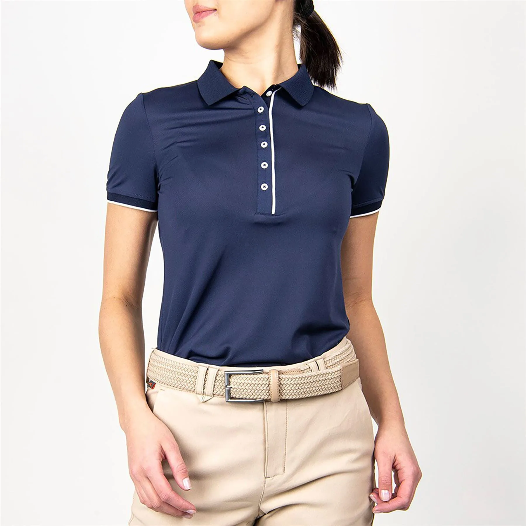 Womens Sia Polo Atlanta Blue - SS24